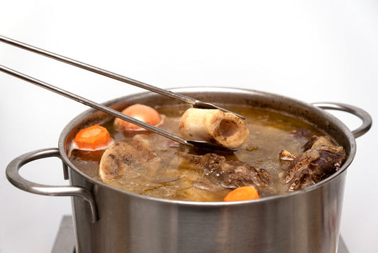 homemade grassfed beef bone broth