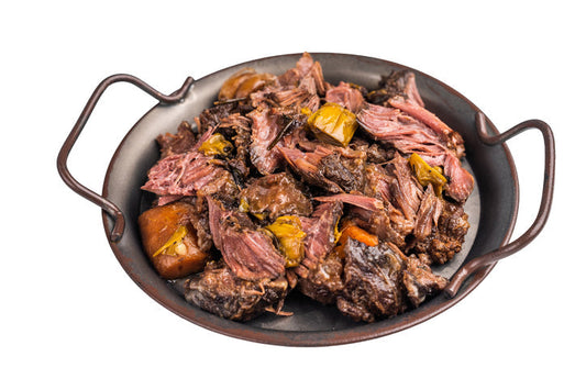 Texas grass fed beef cheek barbacoa