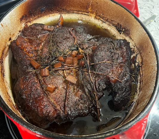 Bordeaux Braised Grass Fed Beef Chuck Roast Recipe