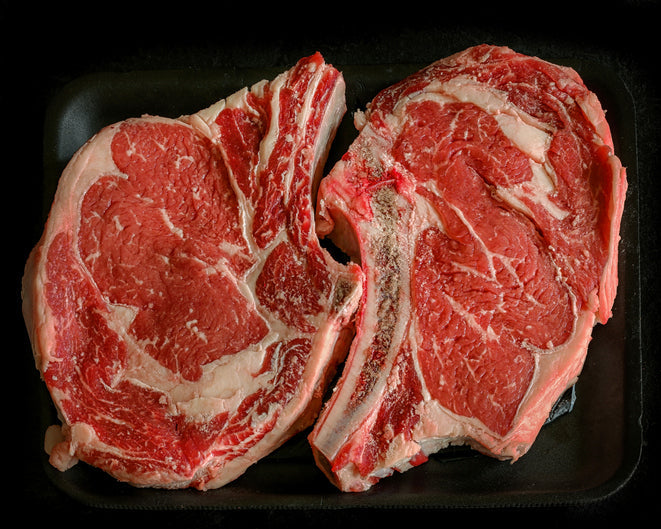 Grass-fed Ribeye Steak with bone in