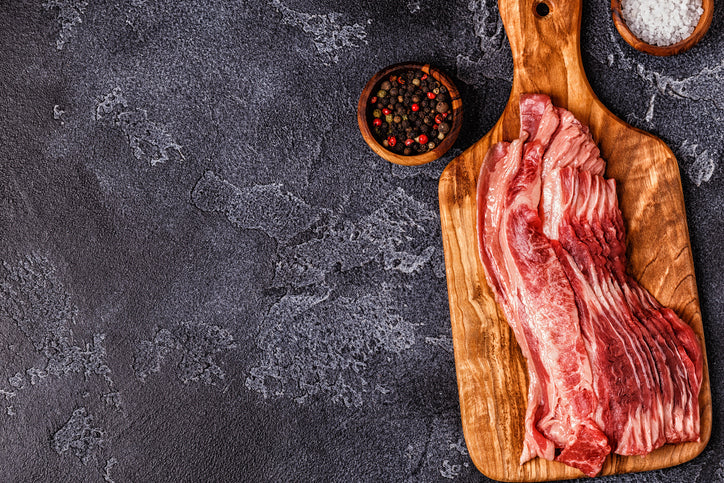 Processed grass-fed beef items