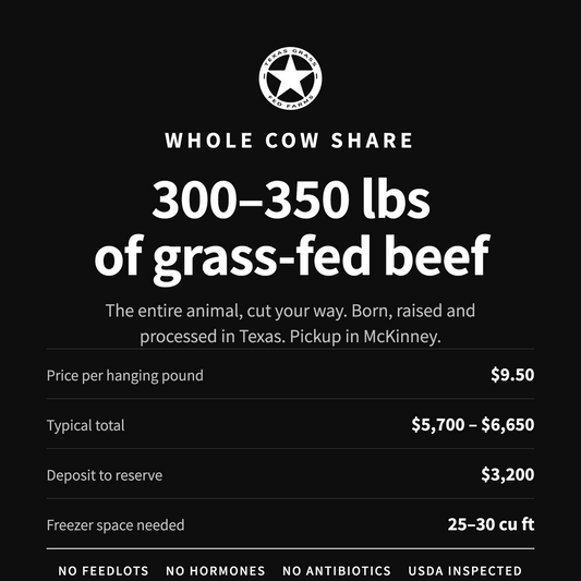 Whole Cow Pricing